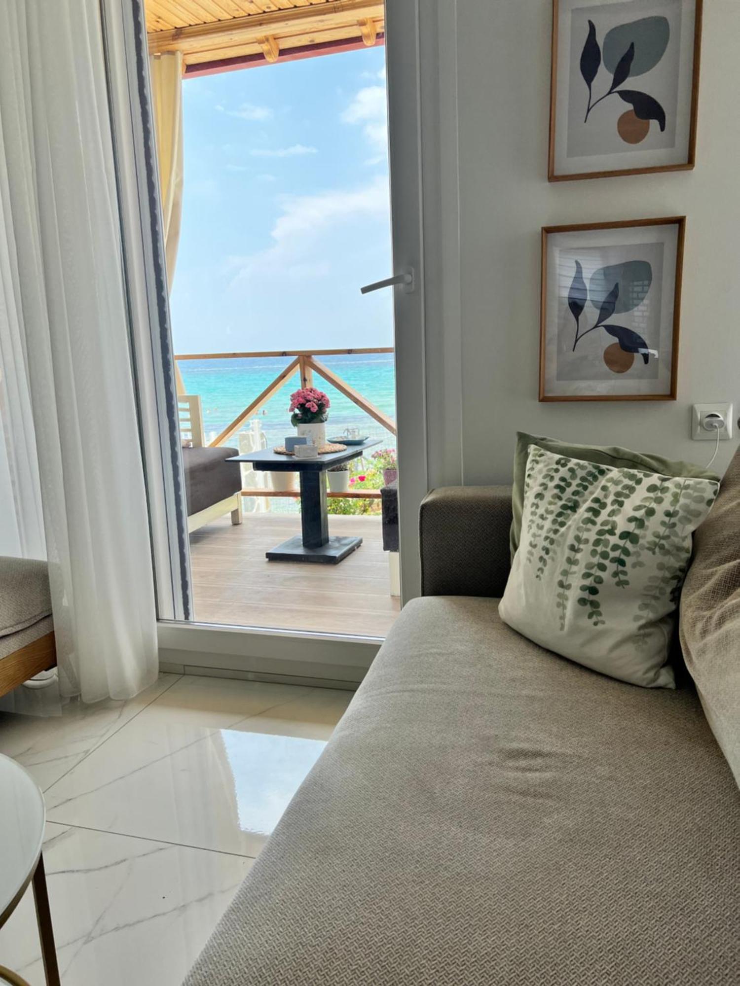 Beachfront Villa Athina Vergia Buitenkant foto